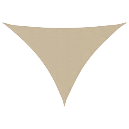 vidaXL Sunshade Sail Oxford Fabric Triangular 3x4x4 m Beige
