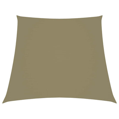 135186 vidaXL Sunshade Sail Oxford Fabric Trapezium 2/4x3 m Beige