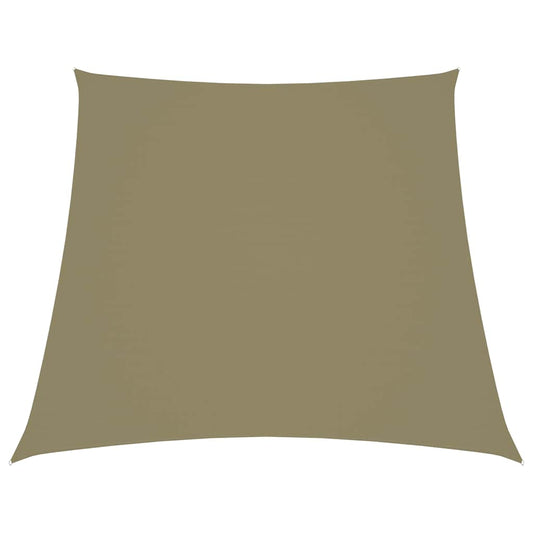 135186 vidaXL Sunshade Sail Oxford Fabric Trapezium 2/4x3 m Beige
