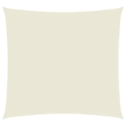 vidaXL Sunshade Sail Oxford Fabric Square 5x5 m Cream