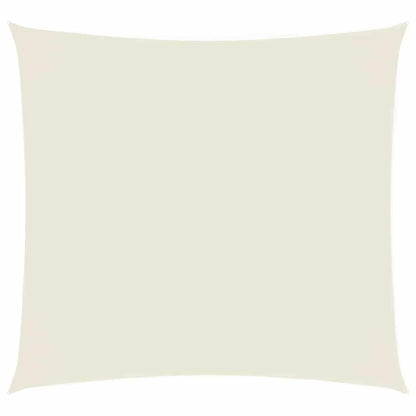 135197 vidaXL Sunshade Sail Oxford Fabric Square 6x6 m Cream
