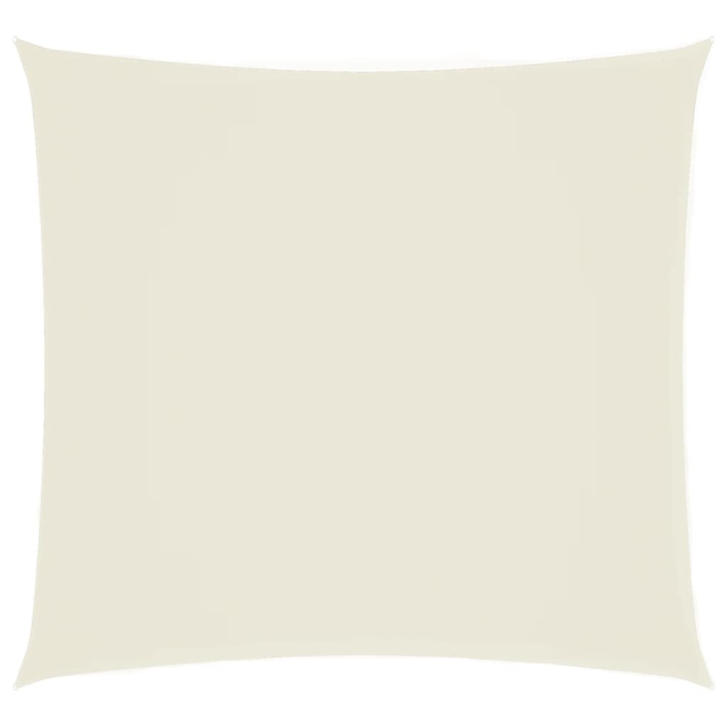 135198 vidaXL Sunshade Sail Oxford Fabric Square 7x7 m Cream