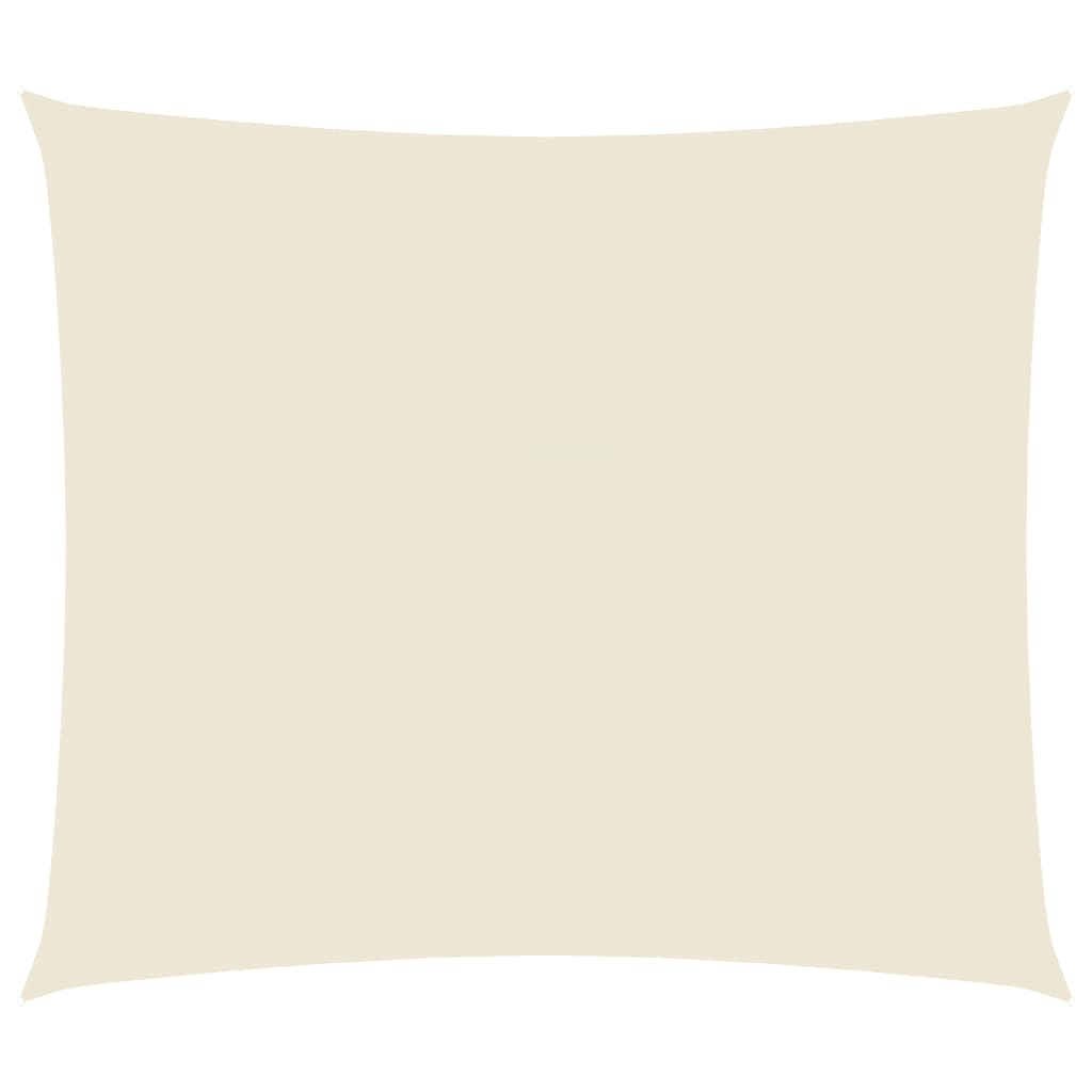 vidaXL Sunshade Sail Oxford Fabric Rectangular 2x2.5 m Cream
