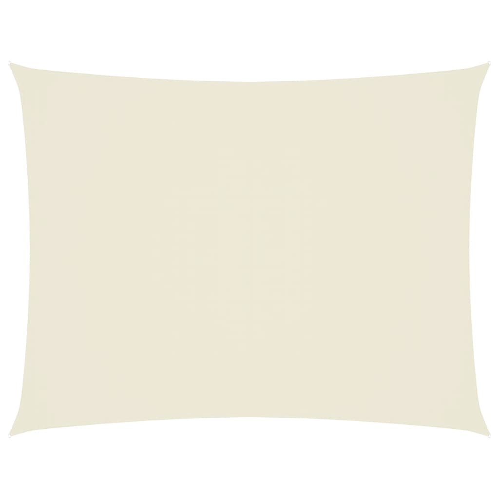 vidaXL Sunshade Sail Oxford Fabric Rectangular 2x3.5 m Cream