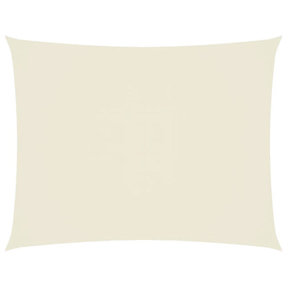 vidaXL Sunshade Sail Oxford Fabric Rectangular 2x3.5 m Cream