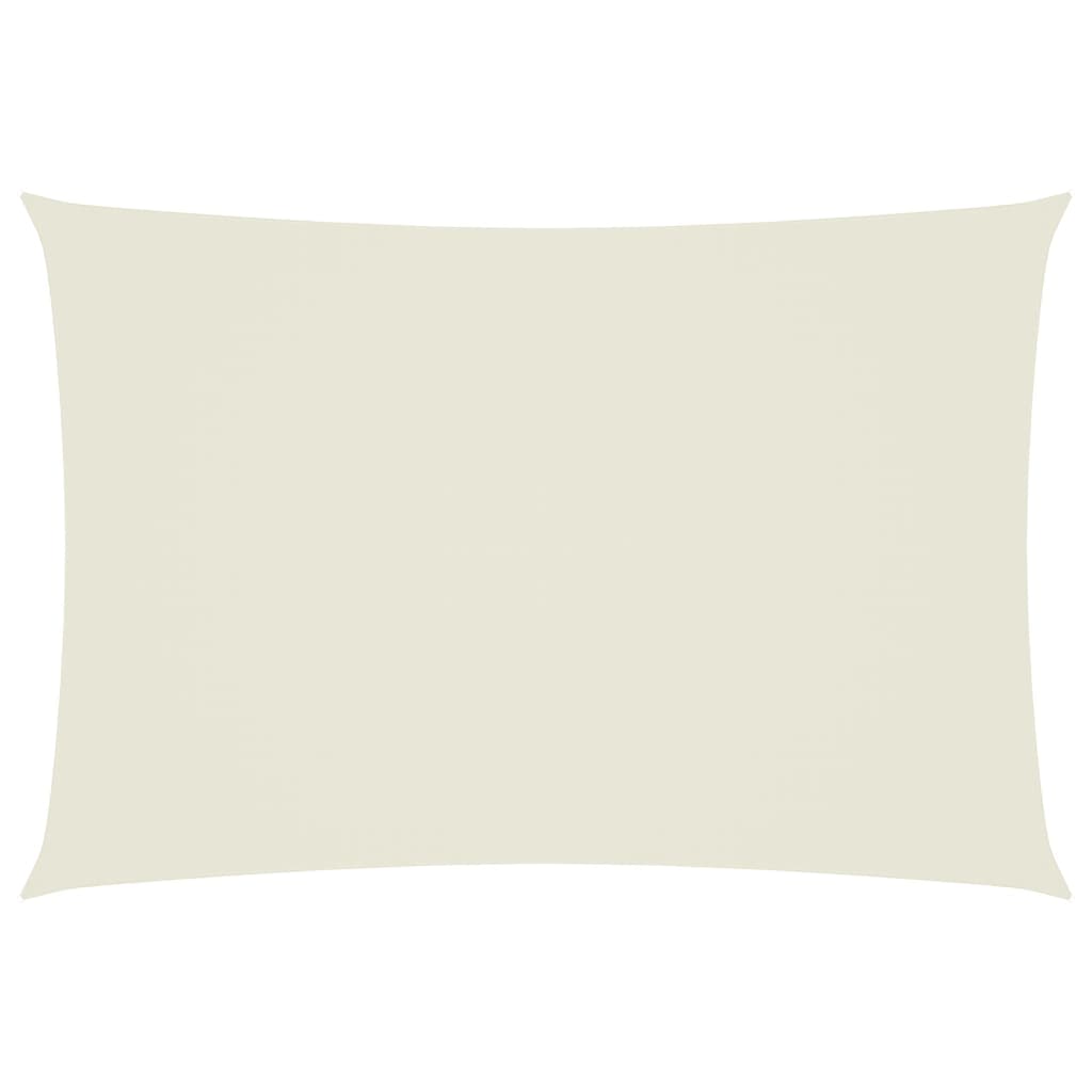 vidaXL Sunshade Sail Oxford Fabric Rectangular 2.5x4.5 m Cream