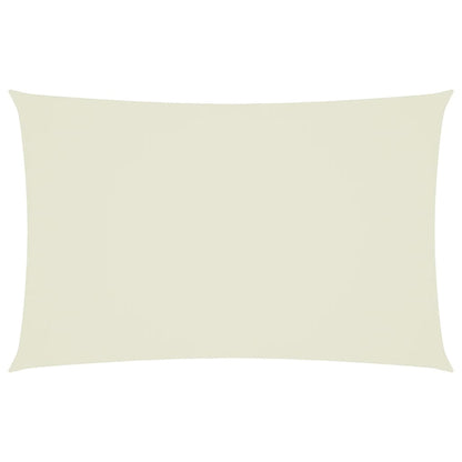vidaXL Sunshade Sail Oxford Fabric Rectangular 2.5x5 m Cream