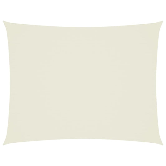 vidaXL Sunshade Sail Oxford Fabric Rectangular 3x4 m Cream