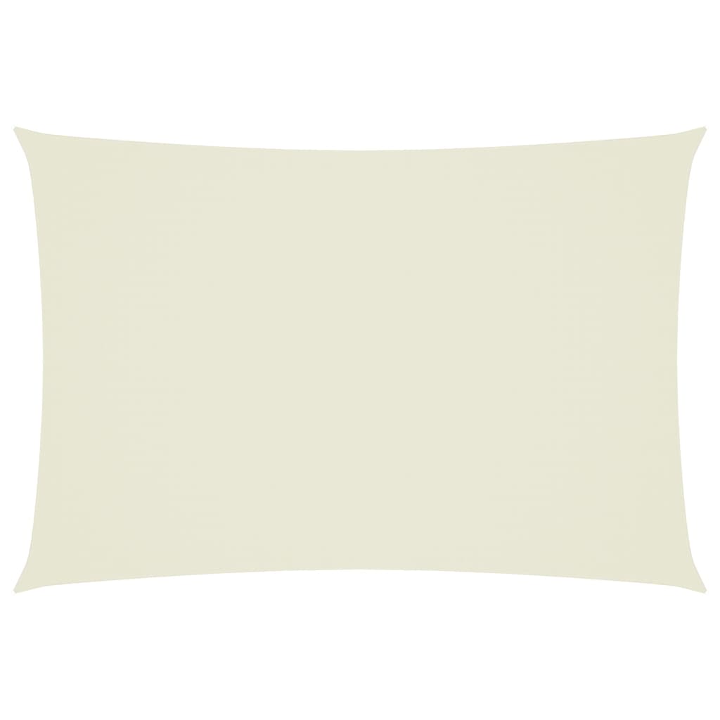 vidaXL Sunshade Sail Oxford Fabric Rectangular 3x5 m Cream