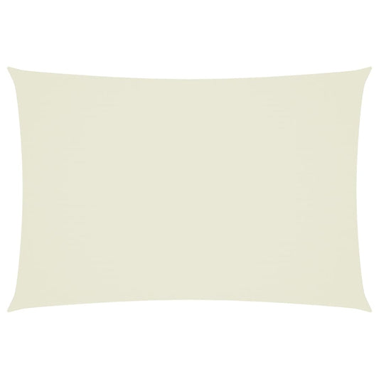 vidaXL Sunshade Sail Oxford Fabric Rectangular 3x5 m Cream