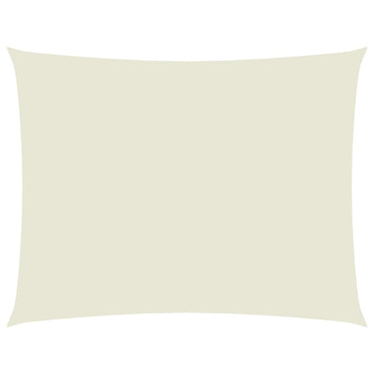 vidaXL Sunshade Sail Oxford Fabric Rectangular 3.5x4.5 m Cream
