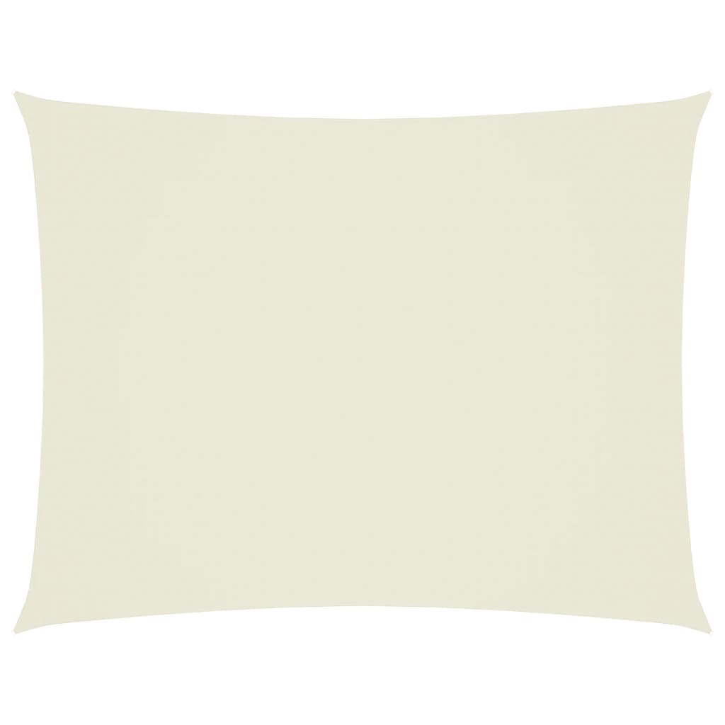 vidaXL Sunshade Sail Oxford Fabric Rectangular 3.5x5 m Cream
