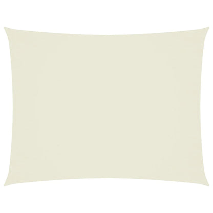 vidaXL Sunshade Sail Oxford Fabric Rectangular 3.5x5 m Cream