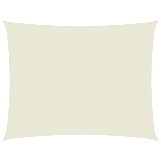 vidaXL Sunshade Sail Oxford Fabric Rectangular 3.5x5 m Cream