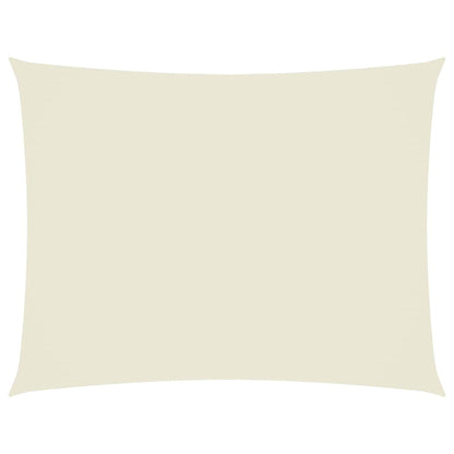vidaXL Sunshade Sail Oxford Fabric Rectangular 3.5x5 m Cream