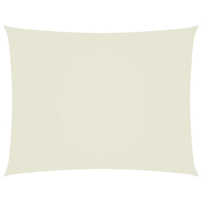 vidaXL Sunshade Sail Oxford Fabric Rectangular 5x6 m Cream