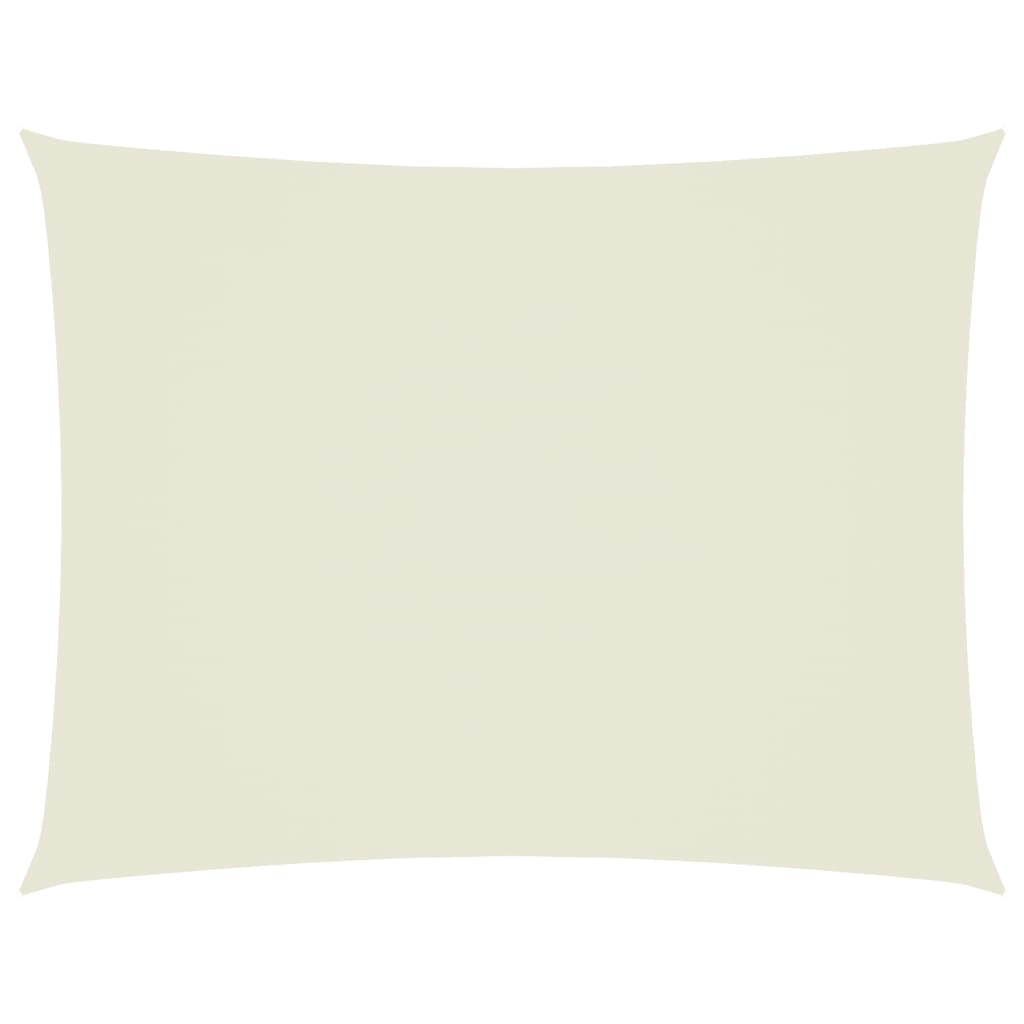 vidaXL Sunshade Sail Oxford Fabric Rectangular 5x7 m Cream