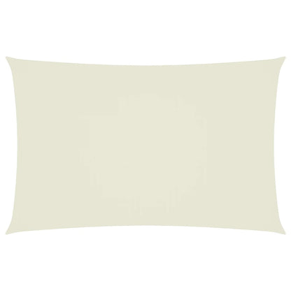 vidaXL Sunshade Sail Oxford Fabric Rectangular 5x8 m Cream