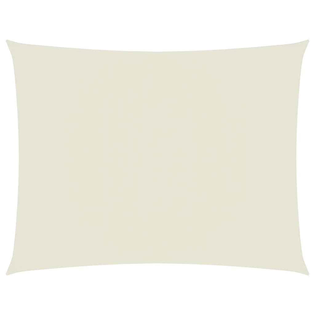 vidaXL Sunshade Sail Oxford Fabric Rectangular 6x7 m Cream