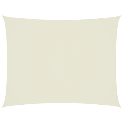 vidaXL Sunshade Sail Oxford Fabric Rectangular 6x7 m Cream