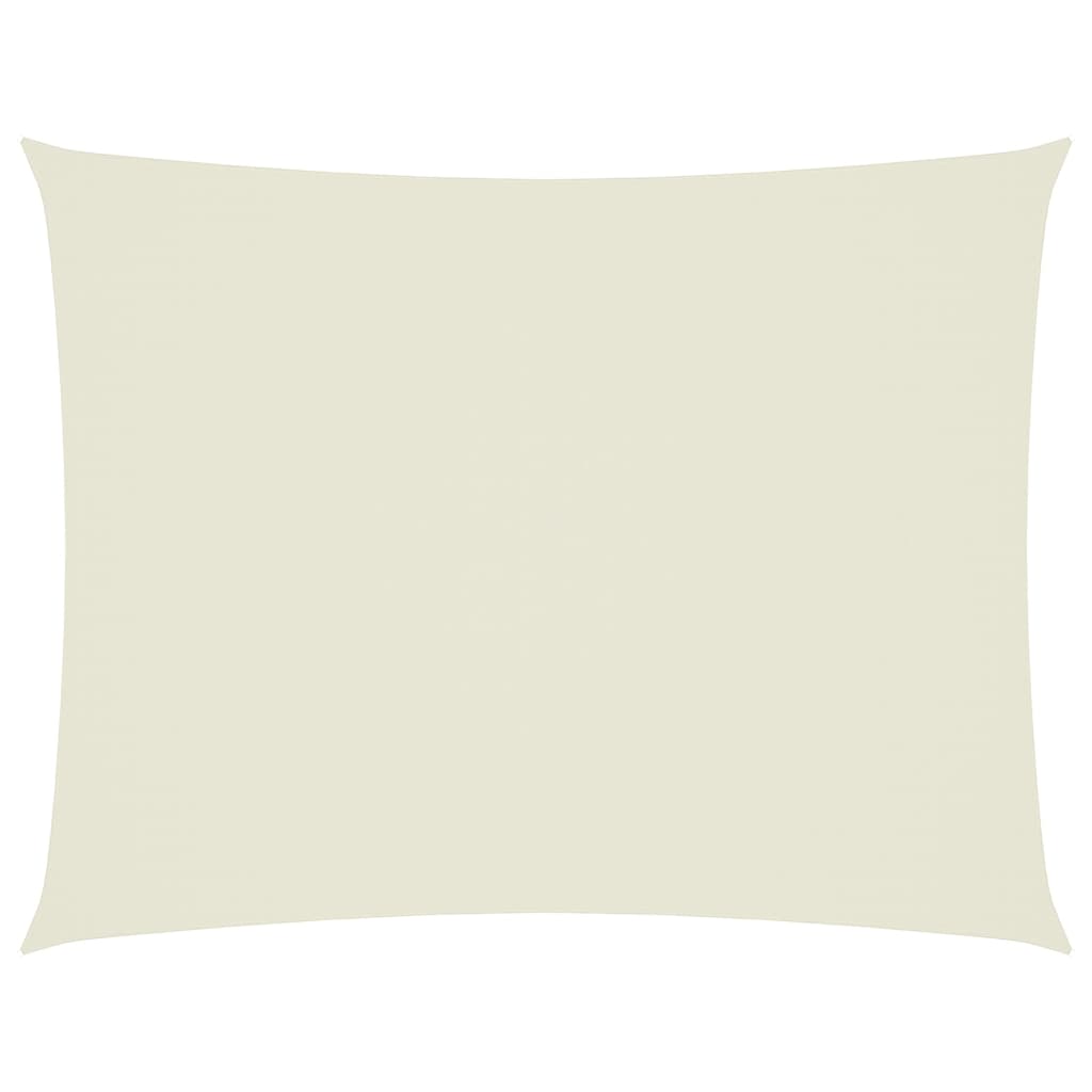 vidaXL Sunshade Sail Oxford Fabric Rectangular 6x8 m Cream