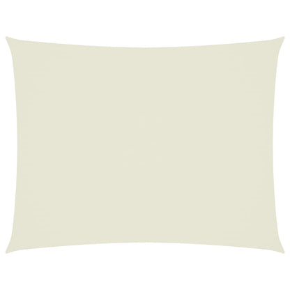 vidaXL Sunshade Sail Oxford Fabric Rectangular 6x8 m Cream