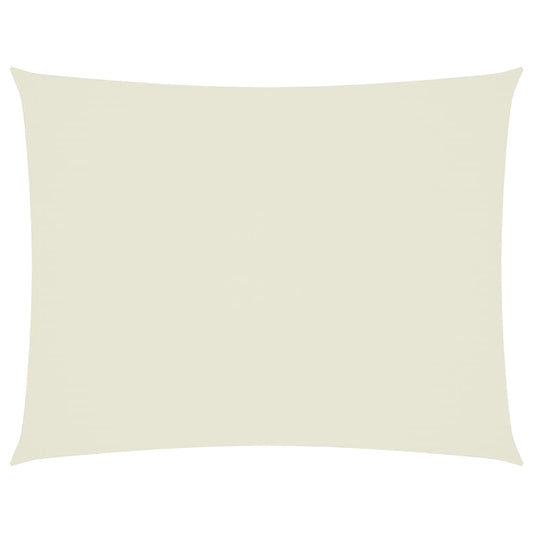 vidaXL Sunshade Sail Oxford Fabric Rectangular 6x8 m Cream