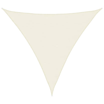 135225 vidaXL Sunshade Sail Oxford Fabric Triangular 3x3x3 m Cream