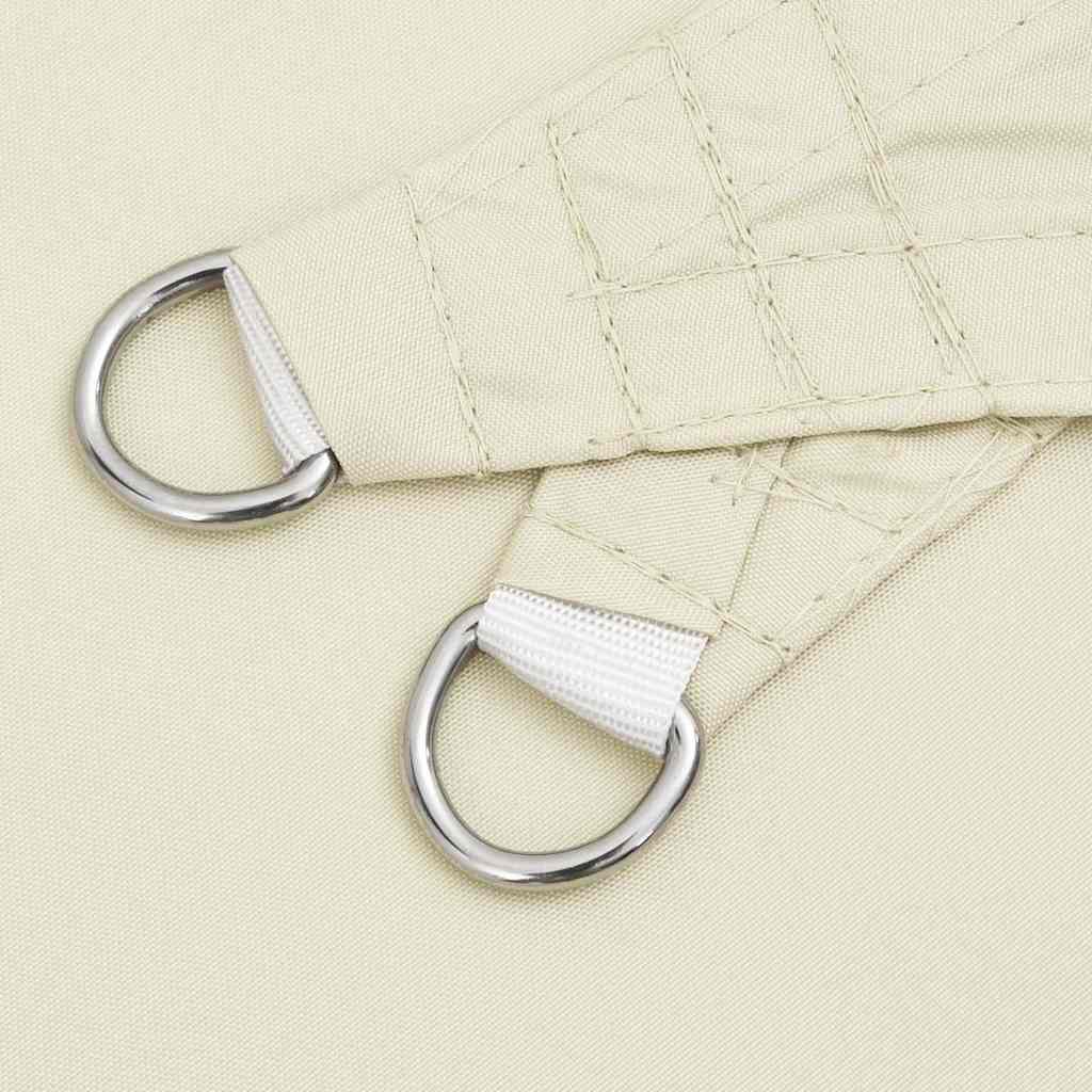 135225 vidaXL Sunshade Sail Oxford Fabric Triangular 3x3x3 m Cream