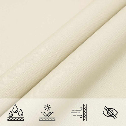 135225 vidaXL Sunshade Sail Oxford Fabric Triangular 3x3x3 m Cream