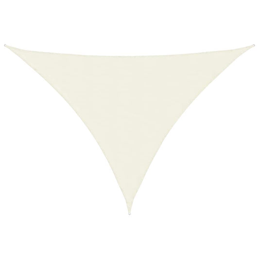 135227 vidaXL Sunshade Sail Oxford Fabric Triangular 3x3x4,24 m Cream