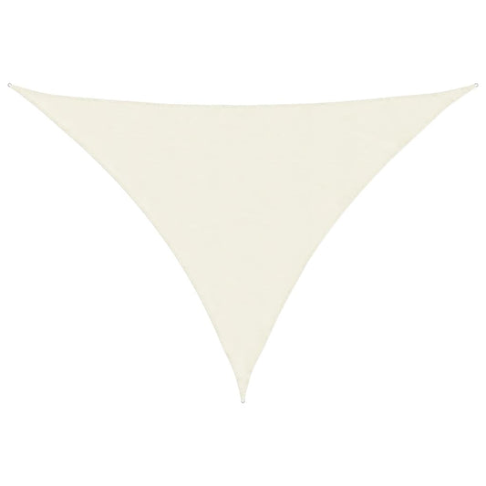 vidaXL Sunshade Sail Oxford Fabric Triangular 3x4x4 m Cream