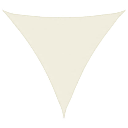 vidaXL Sunshade Sail Oxford Fabric Triangular 4.5x4.5x4.5 m Cream