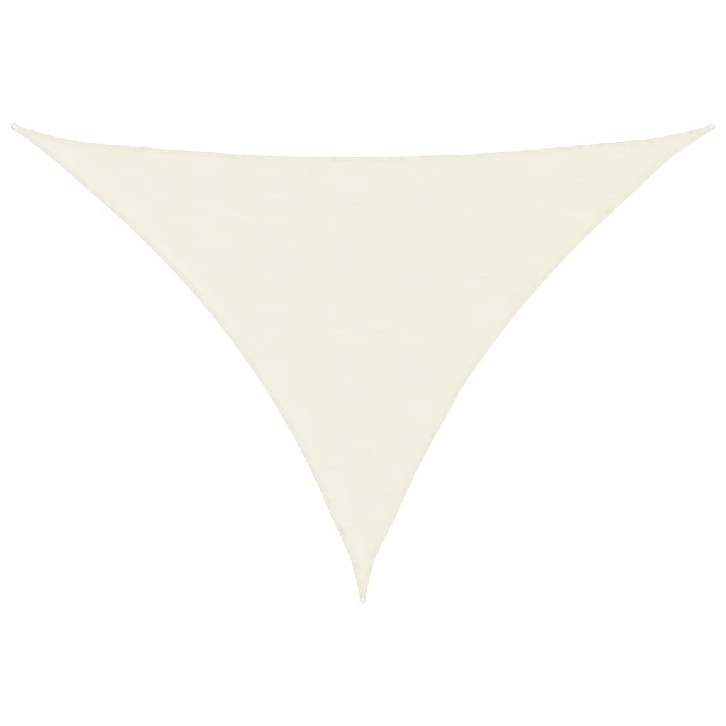 135239 vidaXL Sunshade Sail Oxford Fabric Triangular 4x5x6,4 m Cream