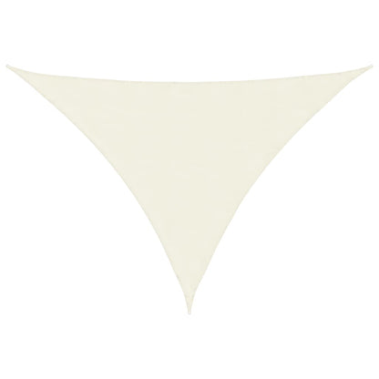 135239 vidaXL Sunshade Sail Oxford Fabric Triangular 4x5x6,4 m Cream