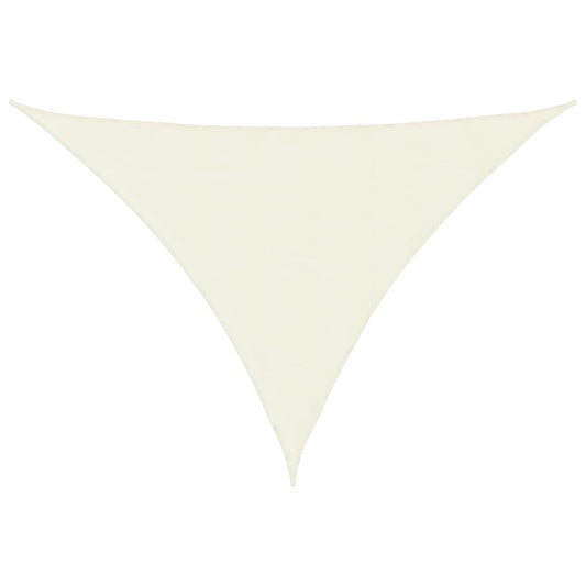 135239 vidaXL Sunshade Sail Oxford Fabric Triangular 4x5x6,4 m Cream