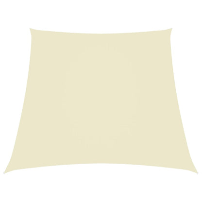 vidaXL Sunshade Sail Oxford Fabric Trapezium 2/4x3 m Cream