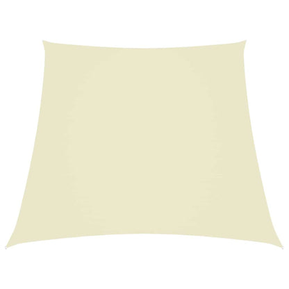 135241 vidaXL Sunshade Sail Oxford Fabric Trapezium 2/4x3 m Cream