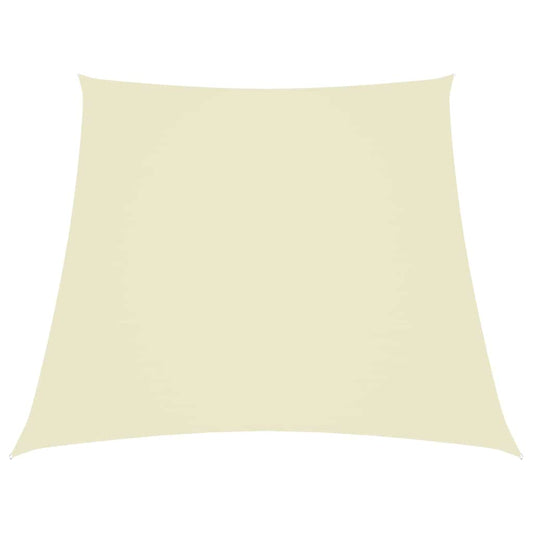 135241 vidaXL Sunshade Sail Oxford Fabric Trapezium 2/4x3 m Cream