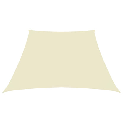 vidaXL Sunshade Sail Oxford Fabric Trapezium 2/4x3 m Cream