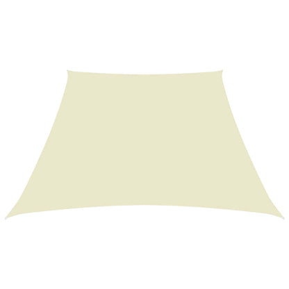 135241 vidaXL Sunshade Sail Oxford Fabric Trapezium 2/4x3 m Cream