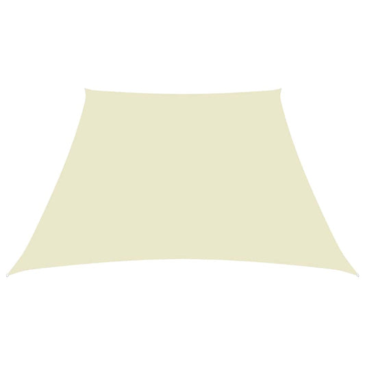 135241 vidaXL Sunshade Sail Oxford Fabric Trapezium 2/4x3 m Cream