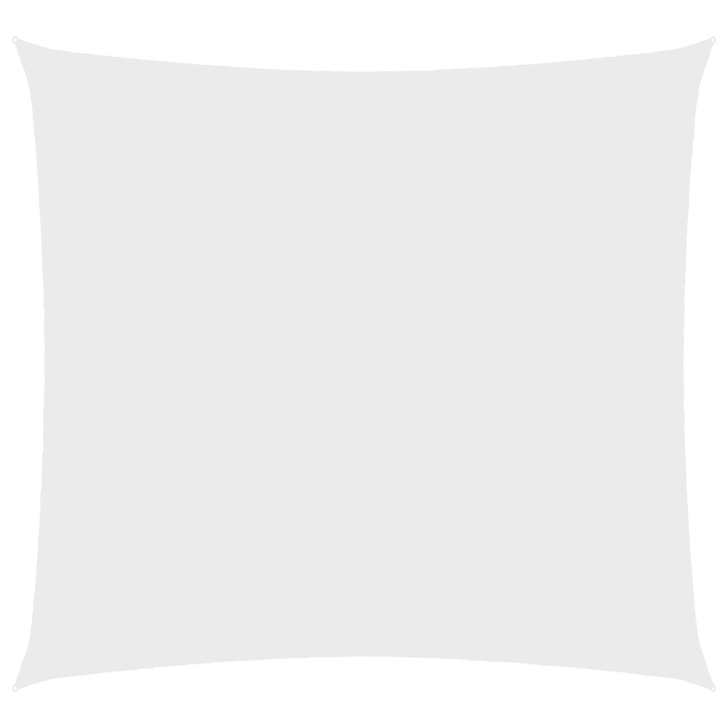 135251 vidaXL Sunshade Sail Oxford Fabric Square 5x5 m White