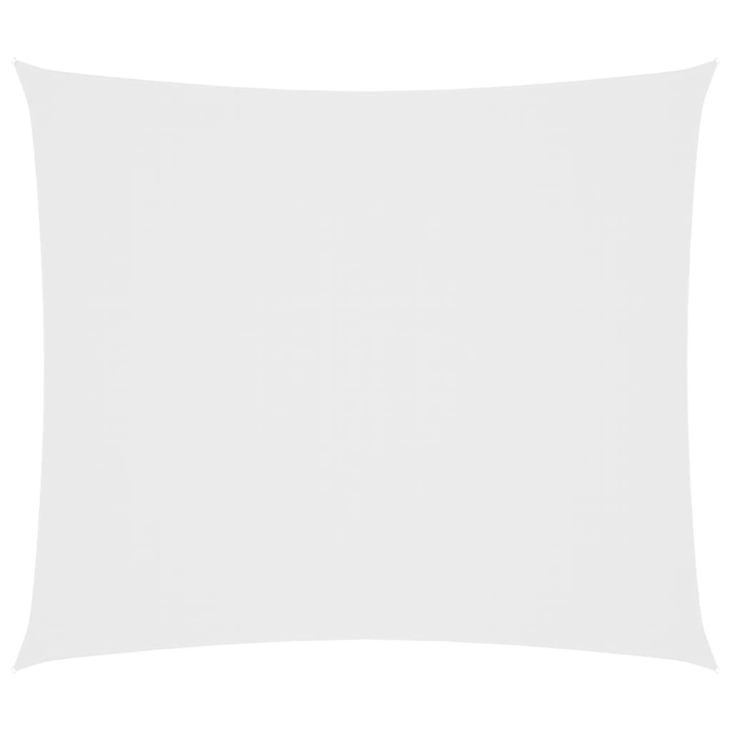 vidaXL Sunshade Sail Oxford Fabric Rectangular 2x2.5 m White