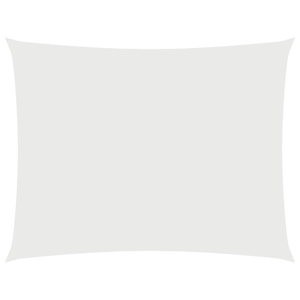 vidaXL Sunshade Sail Oxford Fabric Rectangular 2x3.5 m White