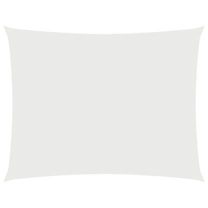 vidaXL Sunshade Sail Oxford Fabric Rectangular 2x3.5 m White