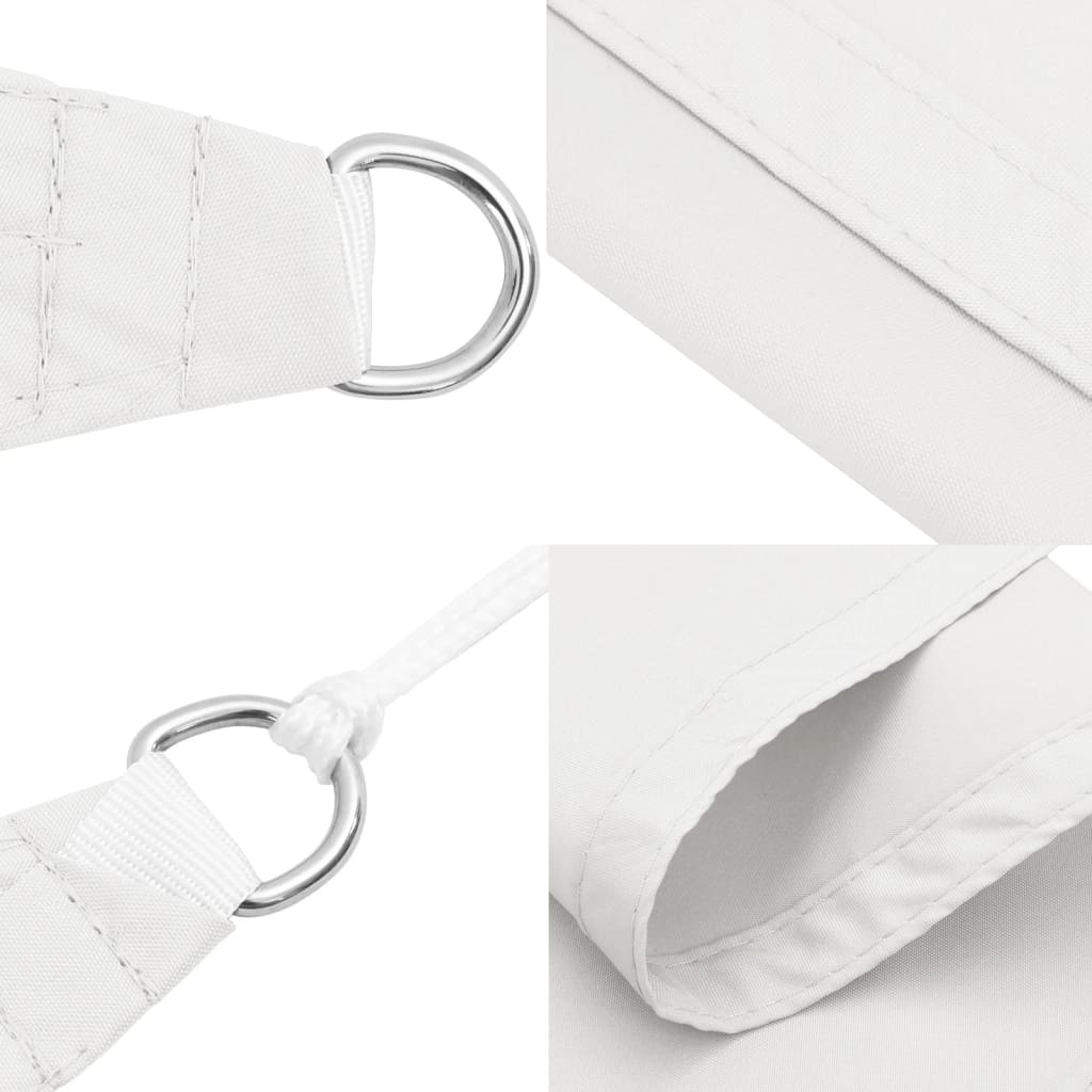 vidaXL Sunshade Sail Oxford Fabric Rectangular 2x3.5 m White