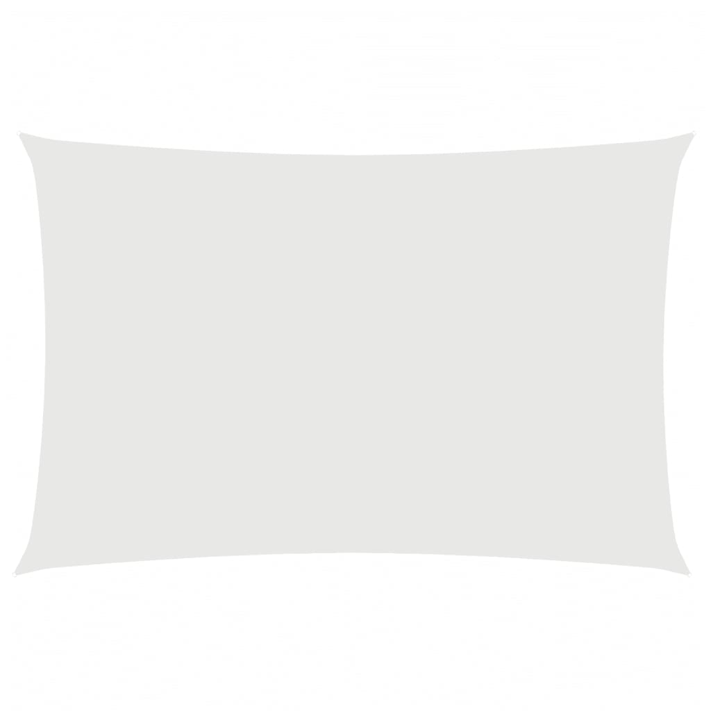vidaXL Sunshade Sail Oxford Fabric Rectangular 2x4 m White