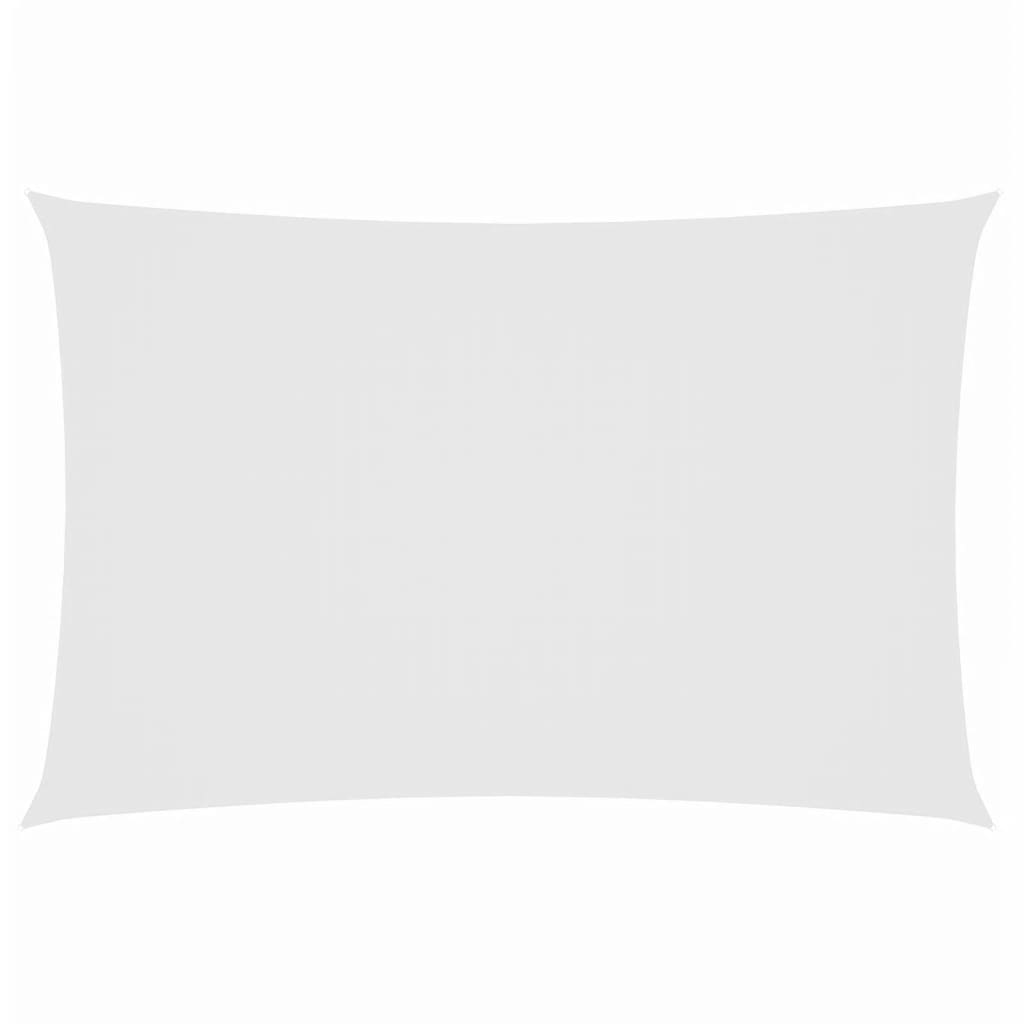 vidaXL Sunshade Sail Oxford Fabric Rectangular 2x5 m White