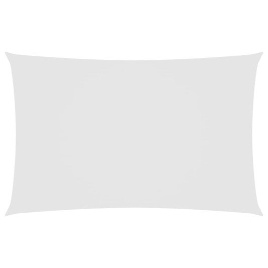 vidaXL Sunshade Sail Oxford Fabric Rectangular 2.5x5 m White